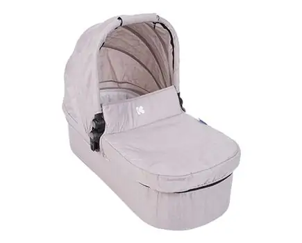 KikkaBoo UGO Light Grey Melange 4in1 საბავშვო ეტლის კომპლექტი, 7 image