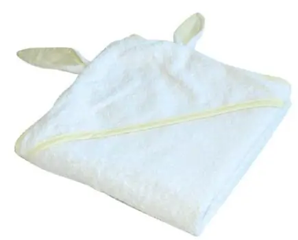 KikkaBoo-ს ახალშობილის პირსახოცი Hooded towel Little Bunny beige