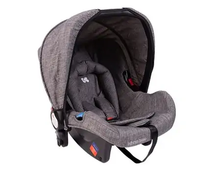 KikkaBoo UGO Dark Grey Melange 4in1 საბავშვო ეტლის კომპლექტი, 10 image
