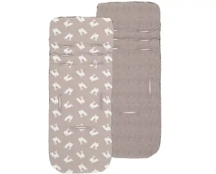 KikkaBoo-ს ეტლში ჩასაფენი მატრასი Memory foam stroller liner Rabbits