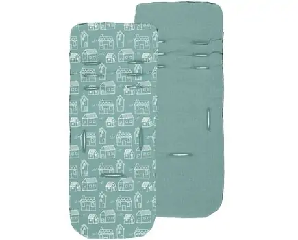 KikkaBoo-ს ეტლში ჩასაფენი მატრასი Memory foam stroller liner Houses