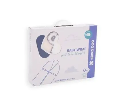 KikkaBoo-ს ახალშობილის გასახვევი პლედი Baby Wrap Pink Polar Bear, 5 image