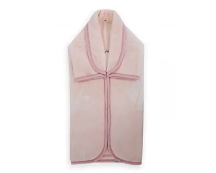 KikkaBoo-ს ახალშობილის გასახვევი პლედი Baby Wrap Pink Polar Bear, 2 image