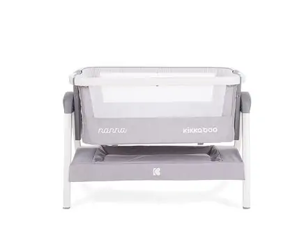 KikkaBoo Nanna Dark Grey wood ახალშობილის საწოლი, 5 image