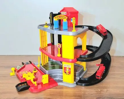 Dede 03345 3 LEVEL FIRE STATION GARAGE SET სათამაშო ტრასა, 7 image