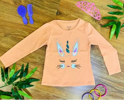 Bunny Peach 523408 ALG გრძელ მკლავიანი მაისური