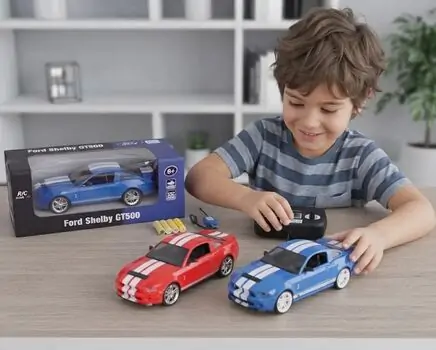 Ford Shelby GT 500 Remote Control Car - სათამაშო ფორდ შელბის დისტანციურად მართვადი მანქანა, 2 image