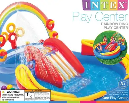 Intex 57453NP  Rainbow Ring Play Center - გასაბერი ცენტრი, 3 image