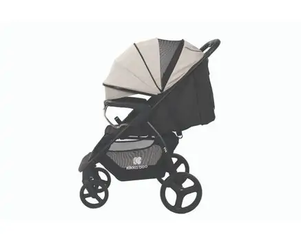 KikkaBoo Pushchair Eva Beige საბავშვო სასეირნო ეტლი, 5 image