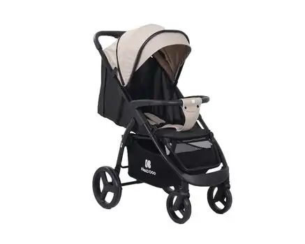 KikkaBoo Pushchair Eva Beige საბავშვო სასეირნო ეტლი, 2 image