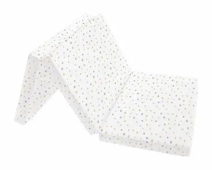KikkaBoo-ს დასაკეცი ბამბუკის მატრასი Cotton foldable mattress 60/120/5 Dots