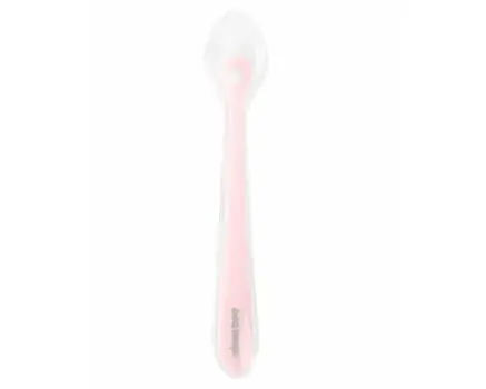 KikkaBoo-ს ჩვილის კოვზი Silicone spoon 1pc Pink