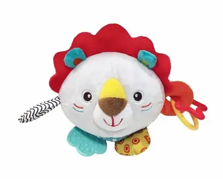 Leo the Lion activity ball KikkaBoo-ს ახალშობილის სათამაშო