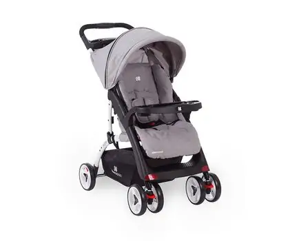 KikkaBoo Airy Grey Melange საბავშვო ეტლი, 4 image