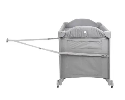 KikkaBoo Milky Way Grey 2 levels საწოლ მანეჟი, 15 image