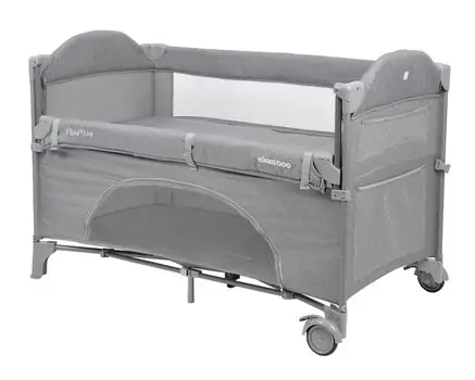 KikkaBoo Milky Way Grey 2 levels საწოლ მანეჟი, 8 image
