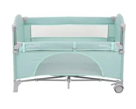 KikkaBoo Milky Way Mint 2 levels საწოლ მანეჟი, 8 image