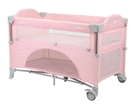 KikkaBoo Milky Way Pink 2 levels საწოლ მანეჟი