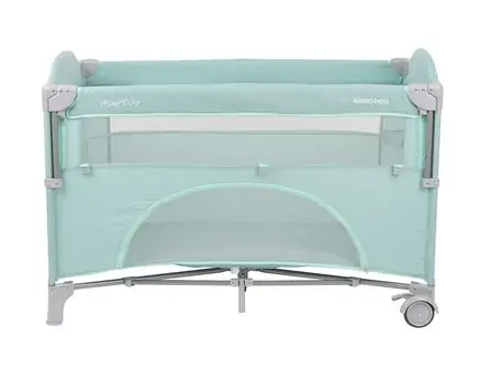 KikkaBoo Milky Way Mint 2 levels საწოლ მანეჟი, 5 image