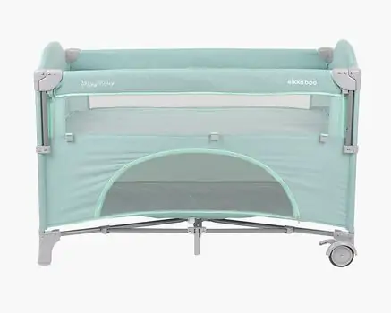 KikkaBoo Milky Way Mint 2 levels საწოლ მანეჟი, 4 image