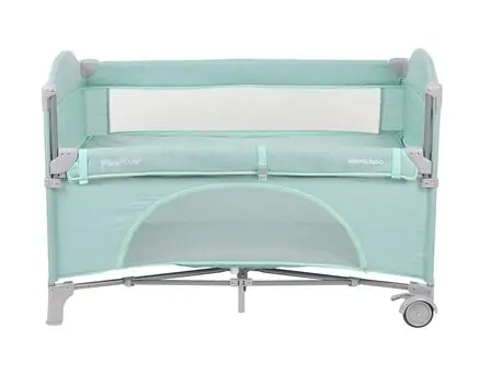 KikkaBoo Milky Way Mint 2 levels საწოლ მანეჟი, 7 image