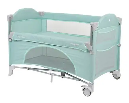 KikkaBoo Milky Way Mint 2 levels საწოლ მანეჟი, 2 image