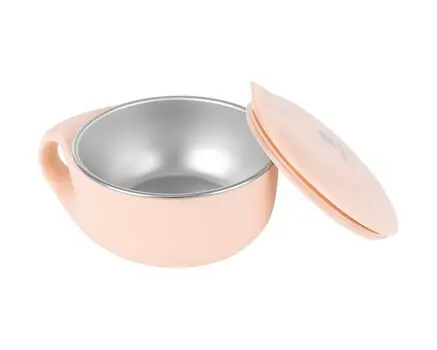 KikkaBoo Bowl stainless steel 200ml Cat Pink საბავშვო ჭურჭელი, 2 image