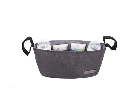 KikkaBoo-ს დედის ჩანთა Mama bag Zoe Dark Grey, 3 image