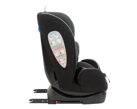 KikkaBoo-ს მანქანის სავარძელი (ქარსითი) (0-36 kg) Rhino ISOFIX Black, 4 image