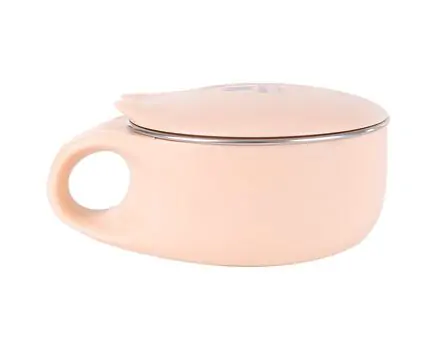 KikkaBoo Bowl stainless steel 200ml Cat Pink საბავშვო ჭურჭელი, 4 image