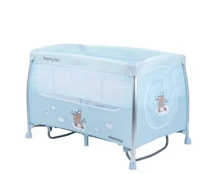 KikkaBoo Dreamy Bear Mint საწოლ-მანეჟი, 5 image