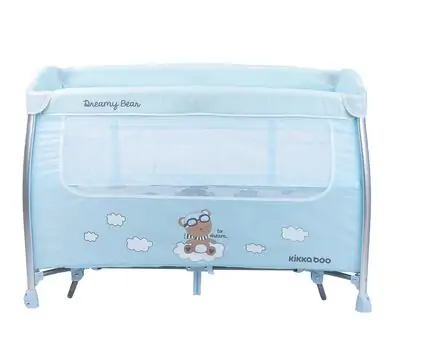 KikkaBoo Dreamy Bear Mint საწოლ-მანეჟი, 8 image