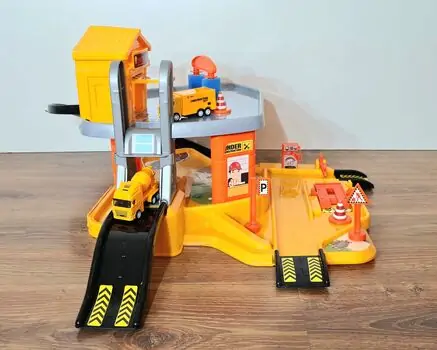 Dede 03338 BUILDING SITE  CONSTRUCTION GARAGE SET სათამაშო ტრასა, 5 image
