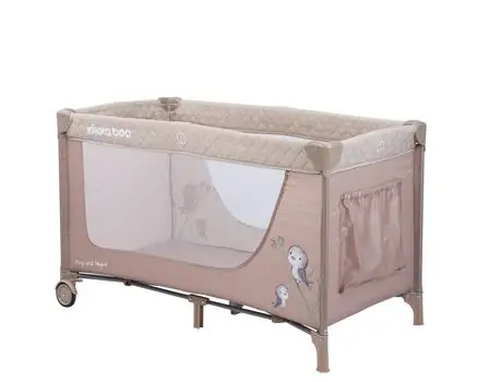 KikkaBoo Day & Night Beige Bird 2 levels საწოლ-მანეჟი, 5 image