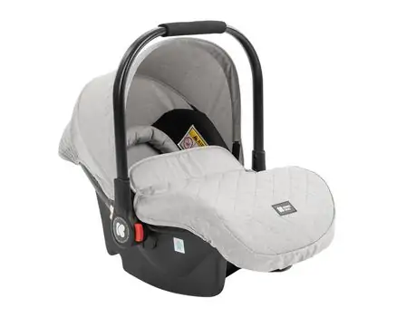KikkaBoo Gianni Grey 3in1 ახალშობილის ეტლის კომპლექტი, 13 image