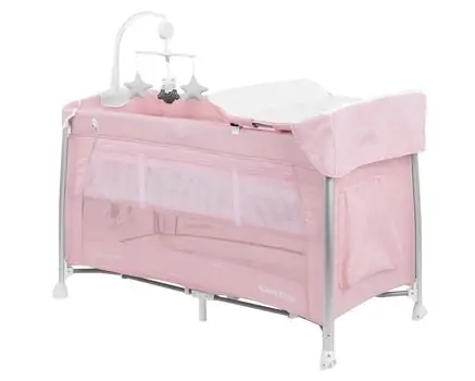 KikkaBoo Dessine Moi Pink საწოლ მანეჟი, 5 image