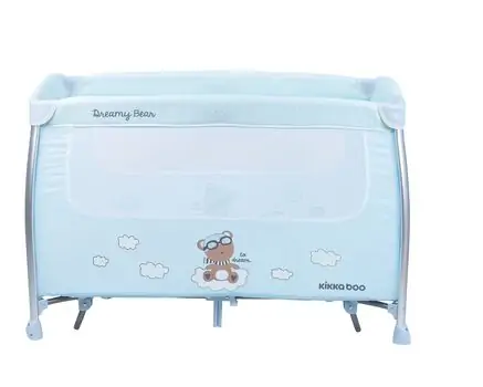KikkaBoo Dreamy Bear Mint საწოლ-მანეჟი, 10 image