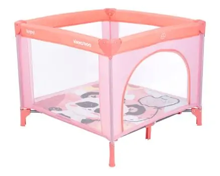 KikkaBoo Enjoy Pink Panda მანეჟი, 3 image