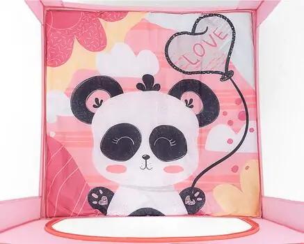KikkaBoo Enjoy Pink Panda მანეჟი, 7 image
