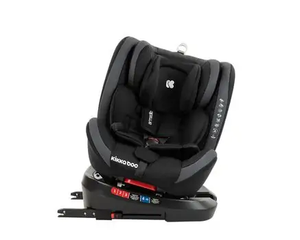 KikkaBoo Armadillo ISOFIX Black მანქანის სავარძელი (ქარსითი), 6 image