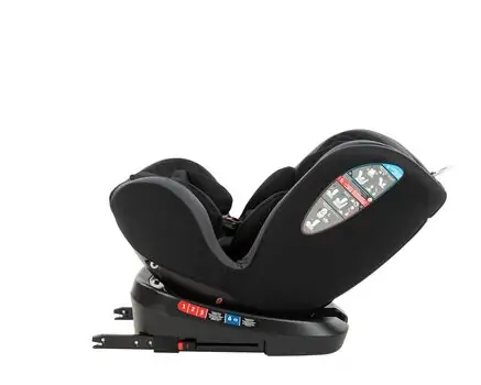 KikkaBoo Armadillo ISOFIX Black მანქანის სავარძელი (ქარსითი), 7 image