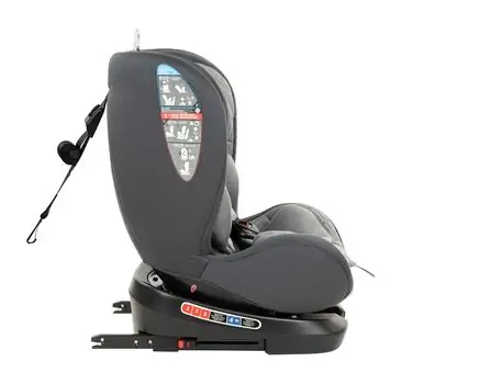 KikkaBoo Armadillo ISOFIX Grey მანქანის სავარძელი (ქარსითი), 4 image