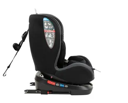 KikkaBoo Armadillo ISOFIX Black მანქანის სავარძელი (ქარსითი), 4 image
