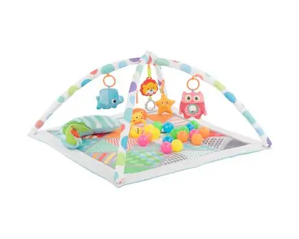 KikkaBoo Teepee 2 in 1 Adventure Girl განსავითარებელი ხალიჩა, 2 image