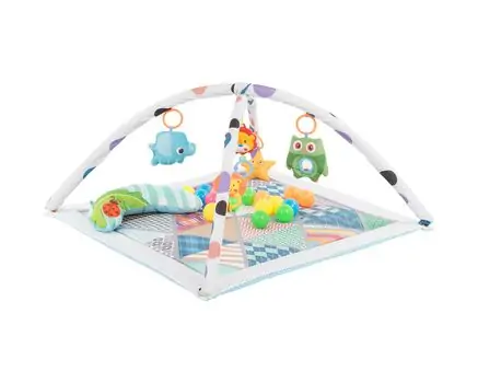 KikkaBoo Teepee 2 in 1 Adventure Boy განსავითარებელი ხალიჩა, 2 image