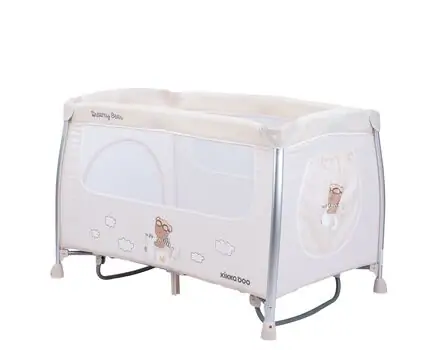 KikkaBoo Dreamy Bear Beige საწოლ-მანეჟი, 5 image