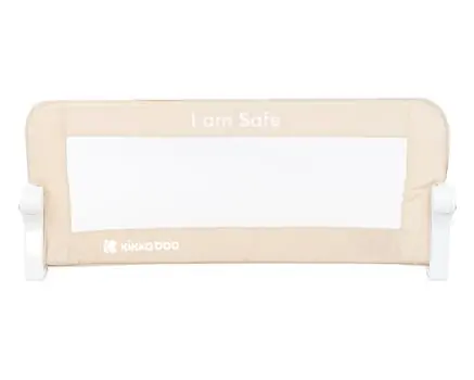 KikkaBoo Bedrail I am safe Beige 150cm საწოლის ჯებირი უსაფრთხოებისთვის, 2 image