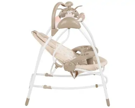 KikkaBoo Mia Stella Beige საბავშვო ელექტრო შეზლონგი, 4 image