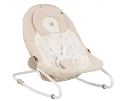 KikkaBoo Mia Stella Beige საბავშვო ელექტრო შეზლონგი, 6 image