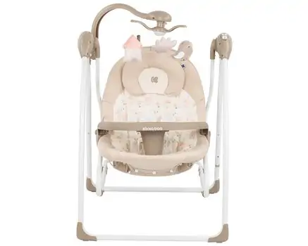 KikkaBoo Mia Stella Beige საბავშვო ელექტრო შეზლონგი, 2 image